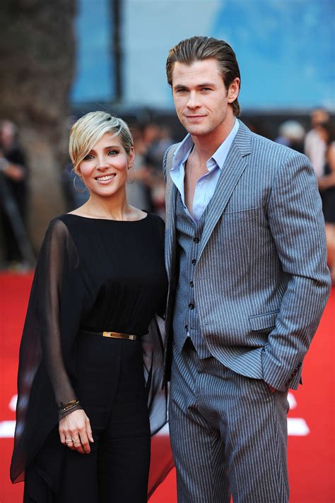 chris hemsworth wife|chris hemsworth with his wife.